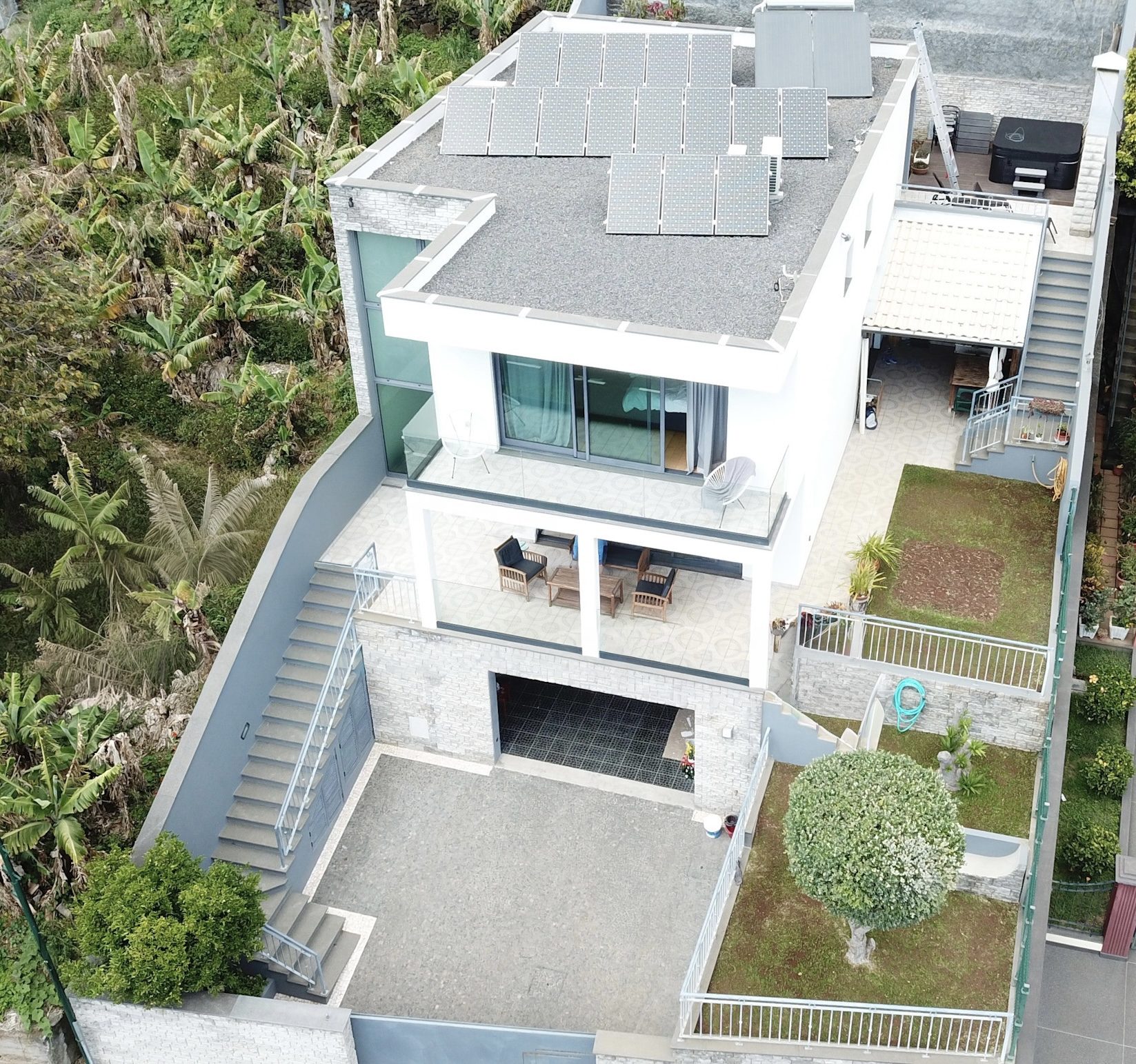 Aerial view of Casa Saudade villa — Casa Saudade, Madeira