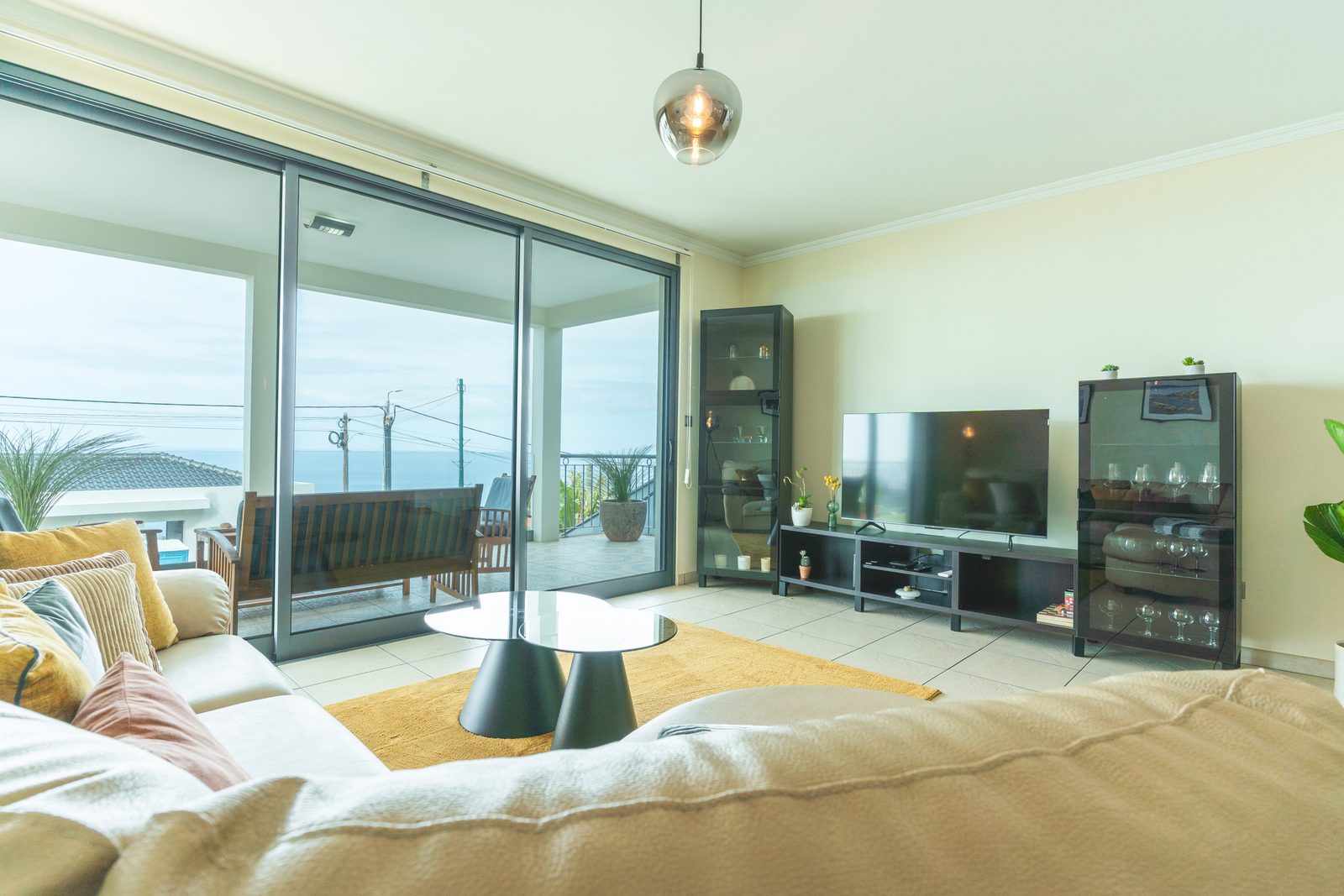 Living room seating area — Casa Saudade, Madeira