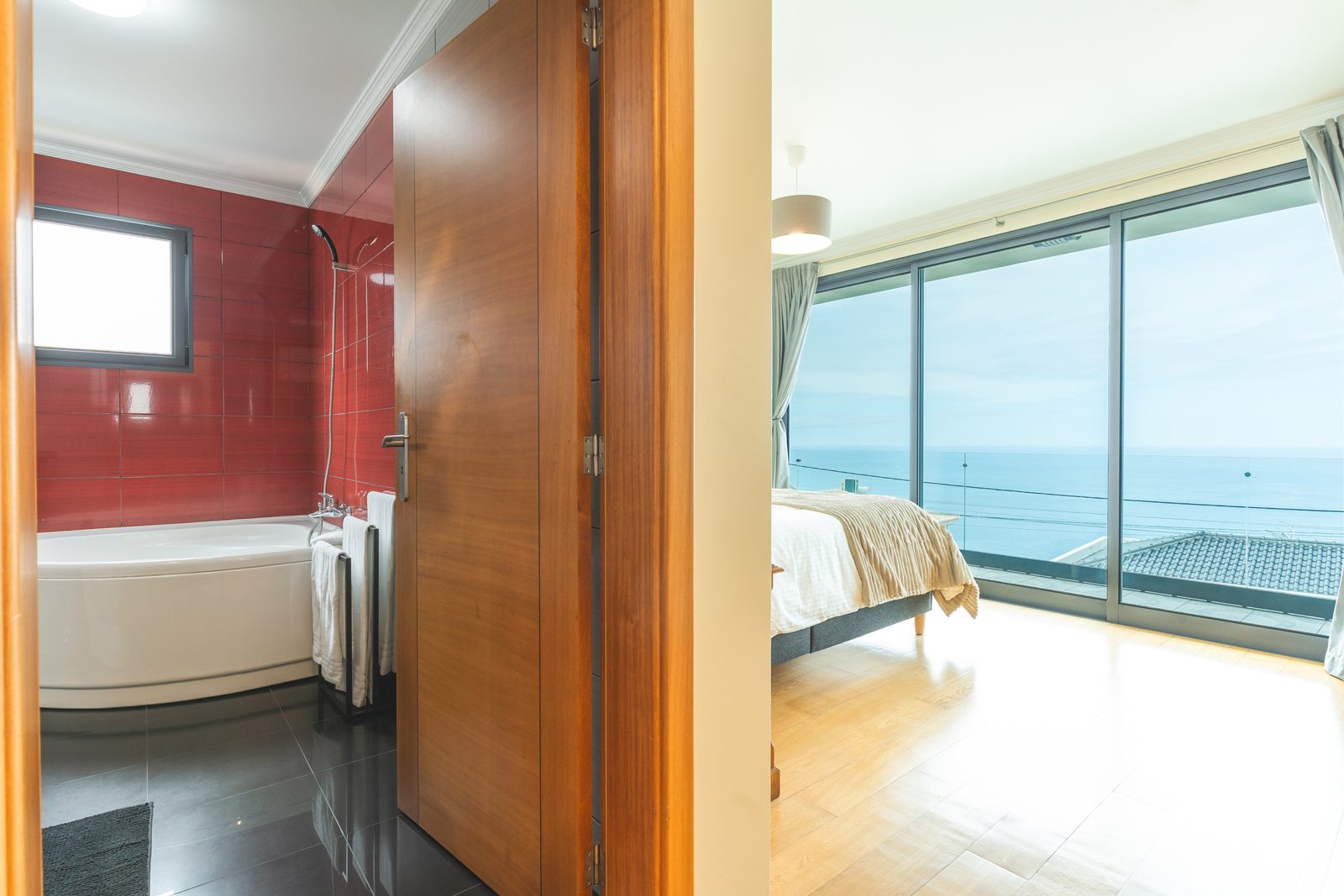 Master bedroom detail — Casa Saudade, Madeira