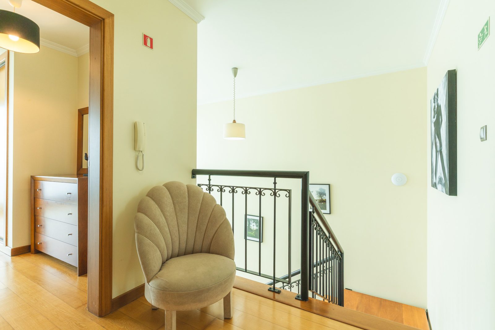 Upstairs landing — Casa Saudade, Madeira